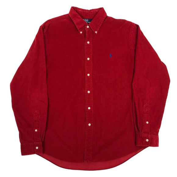 Polo Ralph Lauren Corduroy Button Down Shirt Men’s XL - Picture 1 of 5